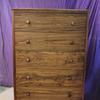 walnut chest of drawers